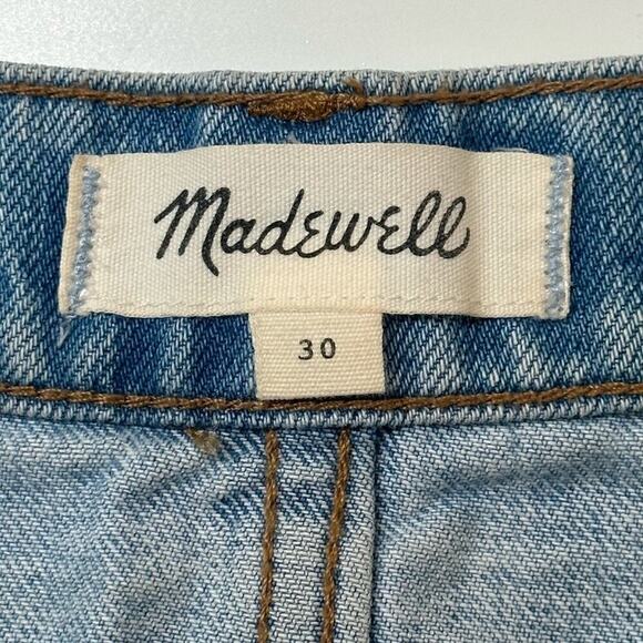 EUC | Madewell | Distressed Denim Skirt | Blue | Size 30 - Picture 5 of 12